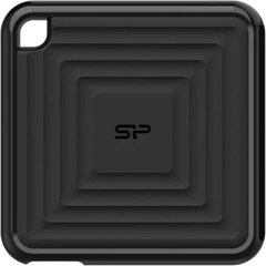 Silicon Power внешний SSD 256GB PC60 USB-C, черный цена и информация | Жёсткие диски (SSD, HDD) | kaup24.ee