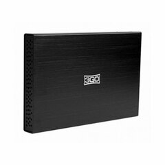 2,5" USB 3GO HDD25BK12 цена и информация | Чехлы для внешних жестких дисков | kaup24.ee