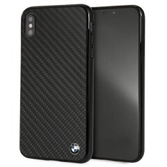 Etui hardcase BMW BMHCI65MBC iPhone Xs Max czarny|black Siganture-Carbon цена и информация | Чехлы для телефонов | kaup24.ee