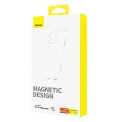 Магнитный чехол Baseus OS-Lucent Series для iPhone 14 Pro Max, прозрачный цена и информация | Чехлы для телефонов | kaup24.ee