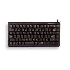 Испанская клавиатура Qwerty Cherry G84-4100LCMES-2 USB+PS/2 Чёрный цена и информация | Клавиатуры | kaup24.ee