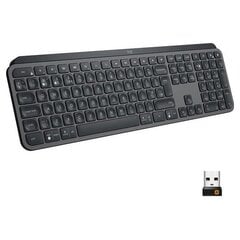 Bluetooth Logitech MX Keys Must Prantsuse Azerty hind ja info | Klaviatuurid | kaup24.ee