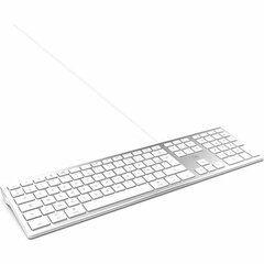 Клавиатура Mobility Lab Серебристый Белый Mac OS AZERTY цена и информация | Клавиатуры | kaup24.ee