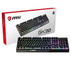 Клавиатура MSI Vigor GK30 Чёрный французский AZERTY цена и информация | Клавиатура с игровой мышью 3GO COMBODRILEW2 USB ES | kaup24.ee