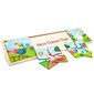 Puslemäng Wooden Farm 4 in 1 New Classic Toys 10450, 16 tk. hind ja info | Pusled | kaup24.ee