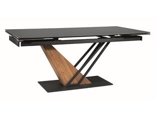Обеденный стол Signal Genesis, коричневый/черный цвет цена и информация | Кухонные и обеденные столы | kaup24.ee