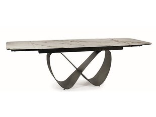 Обеденный стол Signal Infinity Ceramic, коричневый/белый цвет цена и информация | Кухонные и обеденные столы | kaup24.ee