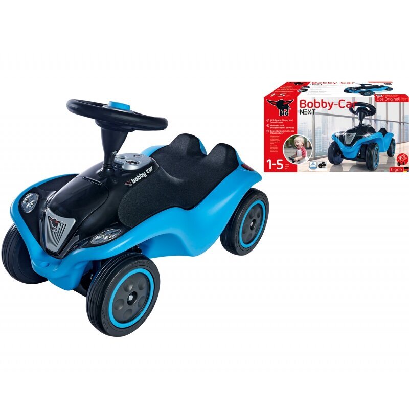 Tõukeauto valgus- ja heliefektidega suur, sinine цена и информация | Imikute mänguasjad | kaup24.ee