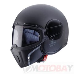 Открытый шлем Caberg Ghost, черный цвет цена и информация | Шлемы для мотоциклистов | kaup24.ee