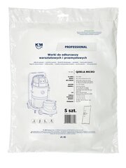 K&M KM-Q050.A DELONGHI MICRO Bags for vacuum cleaner 5 pcs. цена и информация | Аксессуары для пылесосов | kaup24.ee