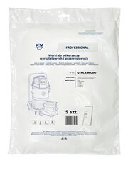 K&M KM-Q144.A VC 0065-17/VC 1250 Bags for vacuum cleaner 5 pcs. цена и информация | Аксессуары для пылесосов | kaup24.ee