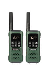 Рация Decross DC93, тёмно-зелёная (2 шт.компл.) цена и информация | Радиостанции, рации | kaup24.ee
