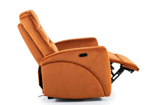 Кресло для гостиной Signal Kronos Velvet, оранжевый цвет цена и информация | Кресла в гостиную | kaup24.ee