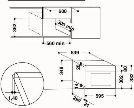 Whirlpool AMW 423/IX цена и информация | Mikrolaineahjud | kaup24.ee