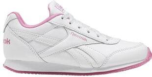 Jalanõud tüdrukutele Reebok Royal Cljog White EF3404/6 hind ja info | Naiste spordi- ja vabaajajalatsid | kaup24.ee