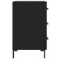 vidaXL öökapp, must, 40 x 40 x 66 cm, tehispuit hind ja info | Öökapid | kaup24.ee