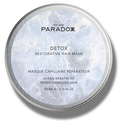 Маска для волос We are Paradoxx Detox Vegan Keratin Restorative, 200 мл цена и информация | Бальзамы, кондиционеры | kaup24.ee