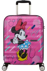 Чемодан для ручной клади American Tourister Wavebreaker Spinner Disney Minnie Future Pop 55 cm цена и информация | Чемоданы, дорожные сумки | kaup24.ee