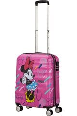 Чемодан для ручной клади American Tourister Wavebreaker Spinner Disney Minnie Future Pop 55 cm цена и информация | Чемоданы, дорожные сумки | kaup24.ee