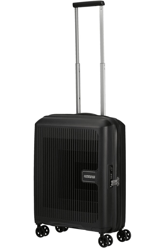 Väike kohver American Tourister Aerostep Spinner, S, must hind ja info | Kohvrid, reisikotid | kaup24.ee
