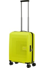 Чемодан для ручной клади American Tourister Aerostep Spinner Light Lime 55 cm цена и информация | Чемоданы, дорожные сумки | kaup24.ee