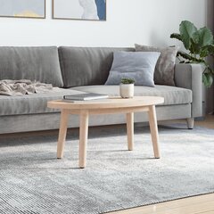 vidaXL lauaplaat, 60 x 30 x 2,5 cm, männipuit, ovaalne hind ja info | Lauaplaadid | kaup24.ee