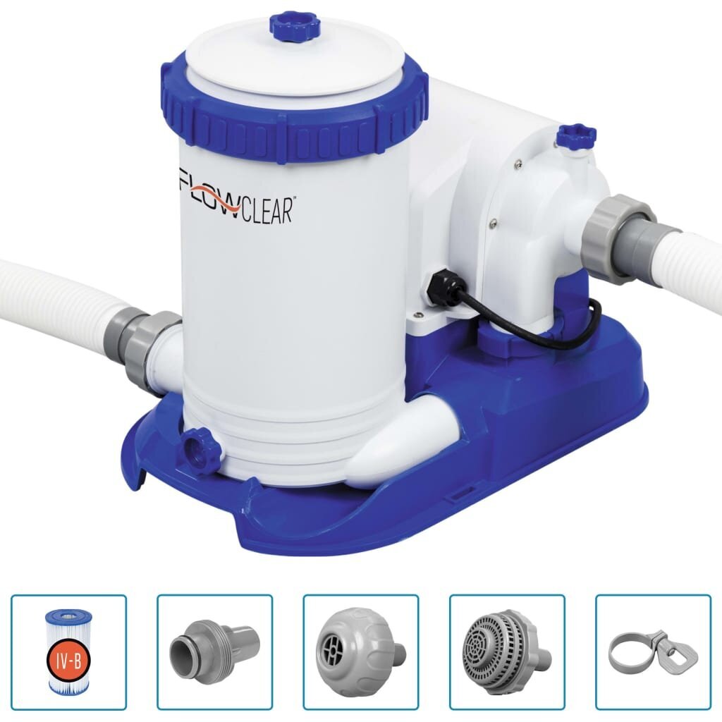 Bestway Flowclear ujumisbasseini filterpump 9463 l/h цена и информация | Basseini filtrid | kaup24.ee