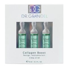 Ампулы с эффектом лифтинга Dr. Grandel Collagen Boost, 3 x 3 мл цена и информация | Сыворотки для лица, масла | kaup24.ee