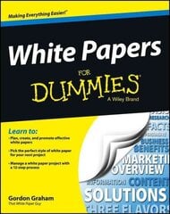 White Papers For Dummies цена и информация | Книги по экономике | kaup24.ee