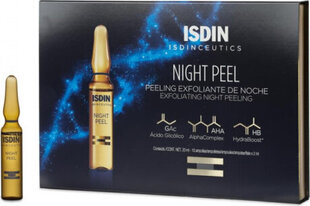 Ночная ампула для лица Isdin ceutics Night Peel Exfoliating, 10x2 мл цена и информация | Сыворотки для лица, масла | kaup24.ee