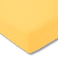 Простыня с резинкой 120x60, желтая цена и информация | Сетки для кроватей | kaup24.ee