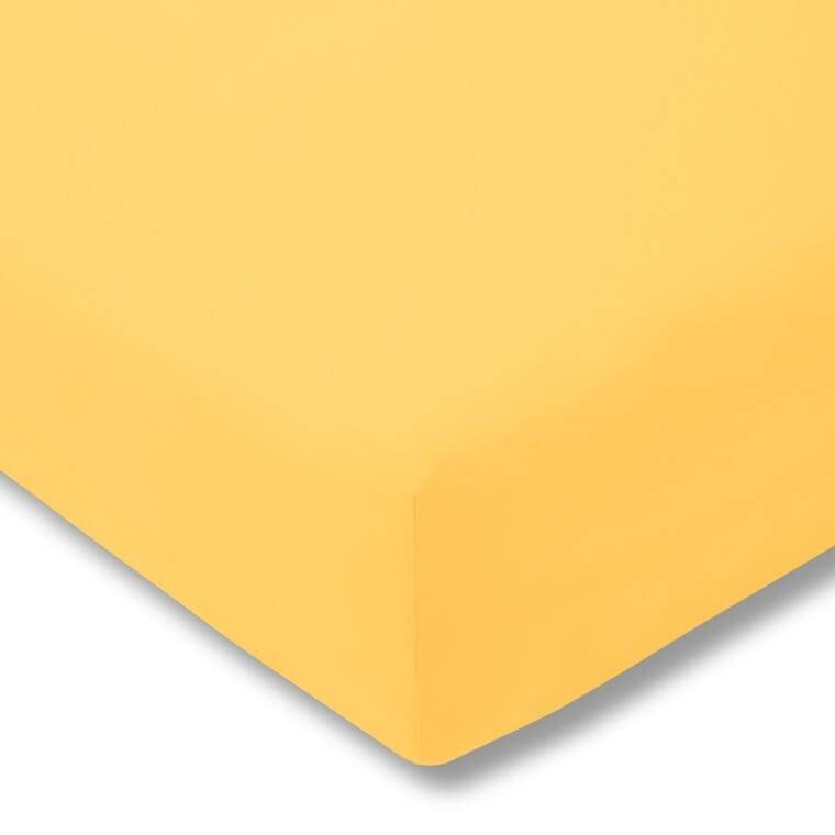 Elastne voodilina 120x60, kollane hind ja info | Voodilinad | kaup24.ee
