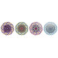 Lauamatt DKD Home Decor Mandala (20 x 20 x 1 cm) (4 tk) hind ja info | Laudlinad, lauamatid, servjetid | kaup24.ee