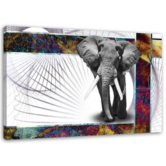 Картина DKD Home Decor Слон цена и информация | Картины, живопись | kaup24.ee