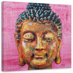 Seinapilt Buddha roosa taustal hind ja info | Seinapildid | kaup24.ee