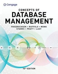 Concepts of Database Management, 10th edition цена и информация | Книги по экономике | kaup24.ee