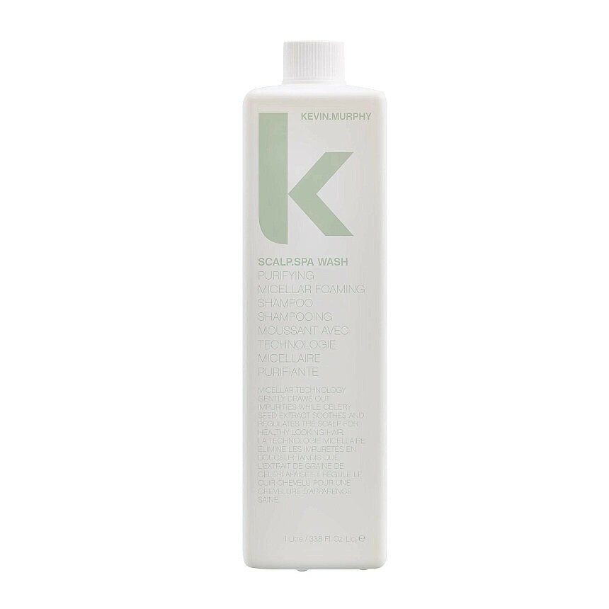 Puhastav šampoon peanahale ja juustele Kevin Murphy Scalp SPA Wash, 1000 ml цена и информация | Šampoonid | kaup24.ee