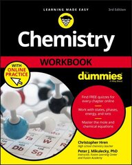 Chemistry Workbook For Dummies with Online Practice 3rd edition цена и информация | Книги по экономике | kaup24.ee