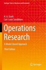 Operations Research: A Model-Based Approach 3rd ed. 2022 hind ja info | Majandusalased raamatud | kaup24.ee