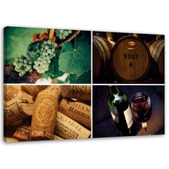 Seinapilt, vein ja viinamarjad hind ja info | Seinapildid | kaup24.ee