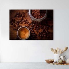 Seinapilt, kohv ja oad цена и информация | Картины, живопись | kaup24.ee