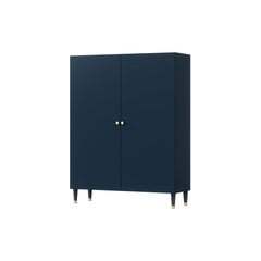 Шкаф  Includo, 120x40x155 см, синий цена и информация | Шкафы | kaup24.ee