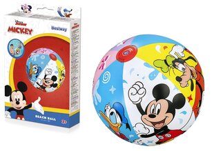 Надувной пляжный мяч Bestway «Микки Маус», 51 см цена и информация | Надувные и пляжные товары | kaup24.ee