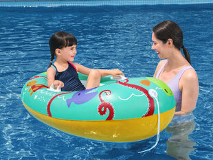 Надувная детская лодка Bestway, 135 x 89, зелёная цена и информация | Надувные и пляжные товары | kaup24.ee