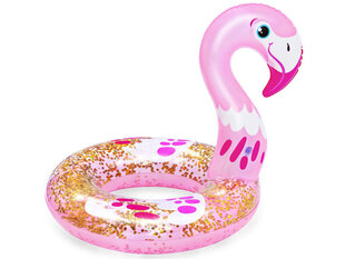 Надувной плавательный круг - Фламинго, 61 см цена и информация | Надувные и пляжные товары | kaup24.ee