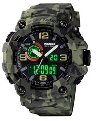 Мужские часы Skmei 1520 Зеленые хаки цена и информация | Мужские часы | kaup24.ee