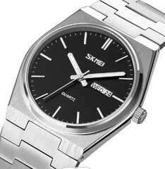 Часы Skmei 9288 серебристо-чёрный цена и информация | Мужские часы | kaup24.ee