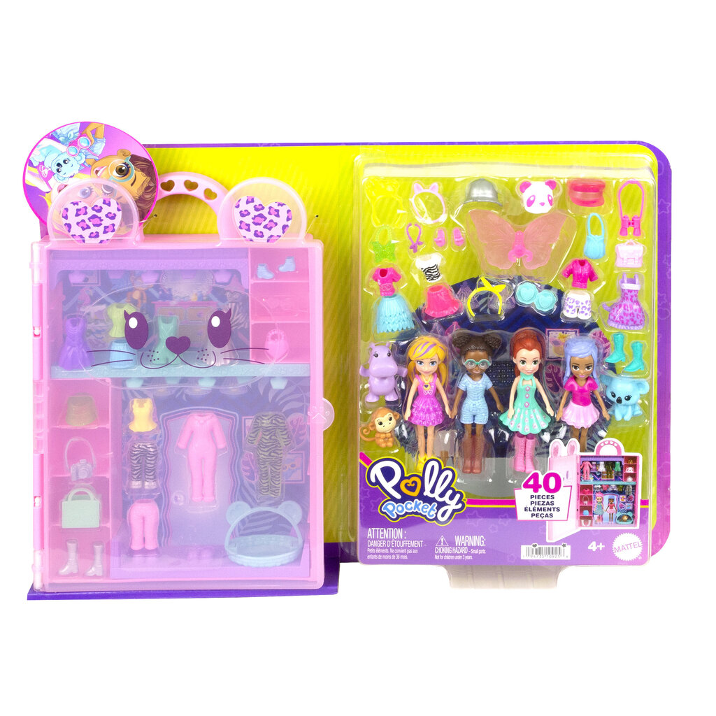 Moodne kapi deluxe komplekt Polly Pocket hind ja info | Tüdrukute mänguasjad | kaup24.ee