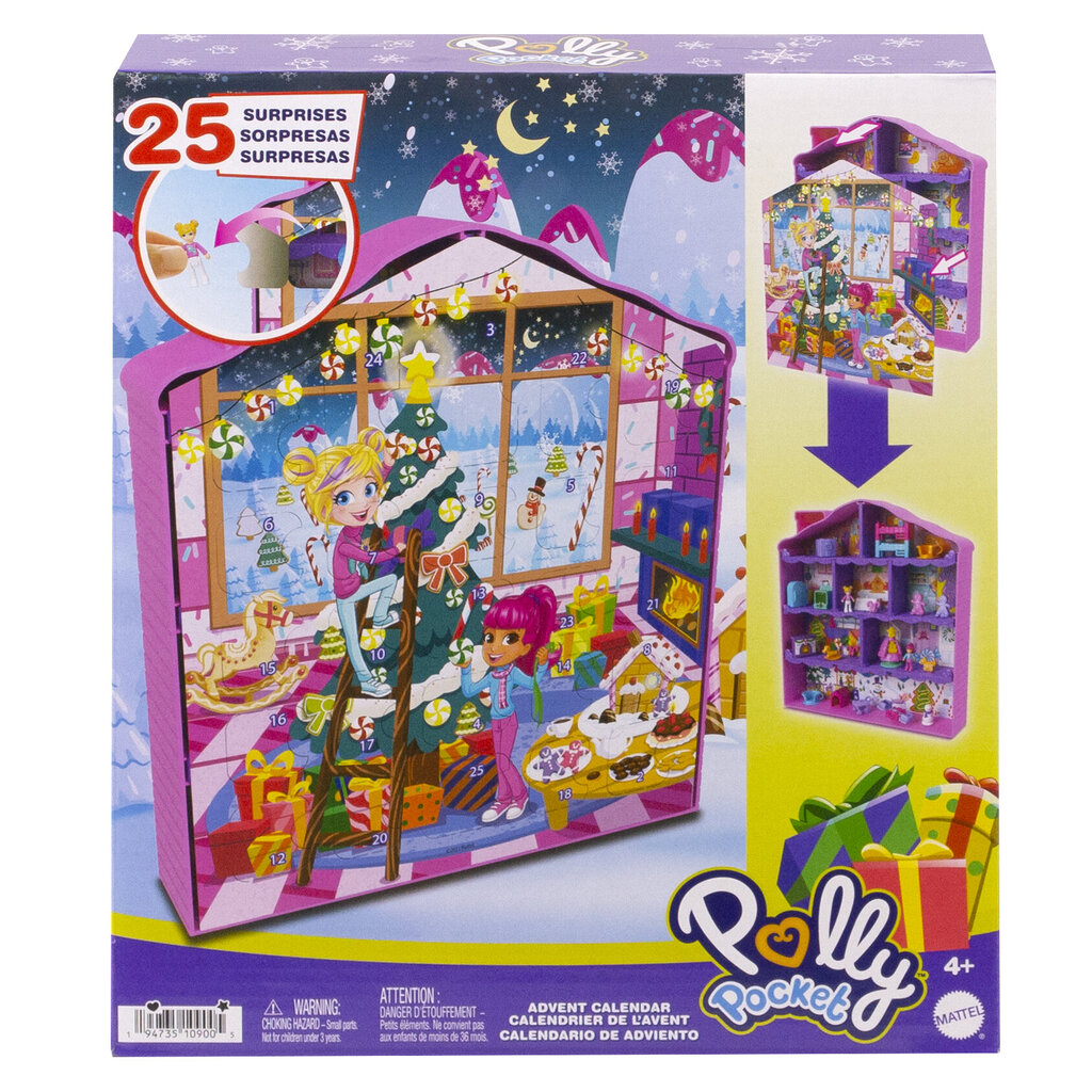 Advendikalender Polly Pocket hind ja info | Tüdrukute mänguasjad | kaup24.ee
