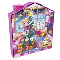 Рождественский календарь Mattel Polly Pocket цена и информация | MUST Металлическая бутылочка с Ярким рисунком (без BPA) (500ml) для мальчиков от 3+ лет Серая с Машинкой | kaup24.ee